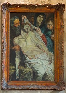 Kościół parafialny (kościół parafialny św. Hermesa). Wnętrze. autorstwa Unbekannter Künstler