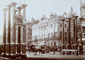 Park Lane dekorowany na Diamentowy Jubileusz Królowej Wiktorii autorstwa Unbekannt