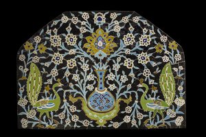 Panel Paw. Iran, Isfahan (?) autorstwa William M. Timlin