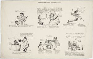 Frenologia „Ilustracje Bumpologii” autorstwa Unbekannt