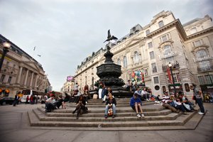Piccadilly Circus, Londyn (zdjęcie) autorstwa Unbekannt
