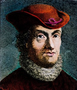 Portret Barucha Spinozy, holenderskiego filozofa (grafika) autorstwa Unbekannter Künstler