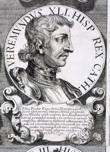 Portret Bermundo I (lito) autorstwa Unbekannt