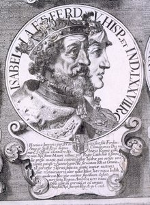 Portret Izabeli I i Ferdynanda V z Kastylii (lito) autorstwa Unbekannt
