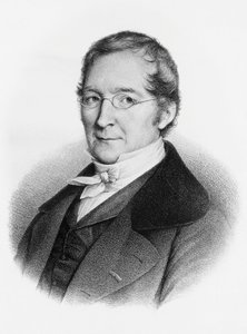 Portret Josepha-Louisa Gay-Lussaca (1778-1850), francuskiego chemika i fizyka, grawerowanie autorstwa William M. Timlin