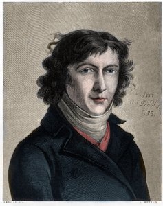 Portret Ludwika de Saint-Just autorstwa Unbekannt