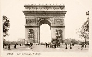 Pocztówka/Arc de Triomphe de l