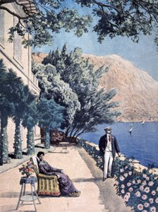 Wakacje prezydenckie, Poincare w Eze les Pins autorstwa Unbekannter Künstler