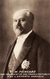 Raymond Poincaré - portret autorstwa Unbekannter Künstler