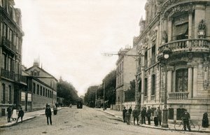 Reims: Lundy Boulevard, Ceres Esplanade na początku XX wieku (pocztówka) autorstwa Benjamin Baud