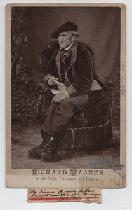 Richard Wagner (1813-1883) (1868, zdjęcie) autorstwa Unbekannter Künstler