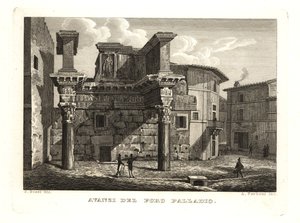 Ruiny Forum Palladium, Avanzi del Foro Palladio, Rzym autorstwa Unbekannt
