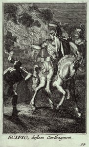 Scypion Afrykański Młodszy (185-129 p.n.e.) (rycina) autorstwa Unbekannter Künstler
