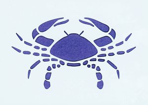 Znak zodiaku: rak (Znak zodiaku: rak) Zbiory prywatne autorstwa Unbekannter Künstler