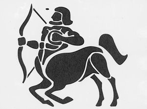 Znak zodiaku: strzelec (Znak zodiaku: strzelec) Zbiory prywatne autorstwa Unbekannter Künstler