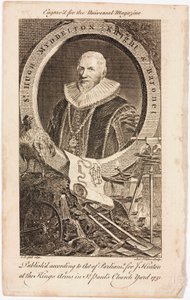 Sir Hugh Myddelton, walijski złotnik i inżynier, ok. 1620 r. autorstwa Unbekannt