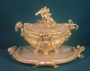 Waza do zupy, Ludwik XV, wykonana dla cesarzowej Elżbiety (1709-62) Rosji, przez F.T.Germain, Paryż autorstwa Unbekannt