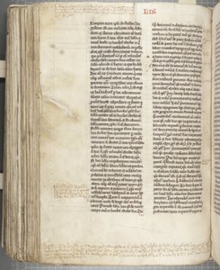 Św. Augustyn z Hippony „Opera”, c.1200 (pióro i atrament na pergaminie) autorstwa Unbekannt