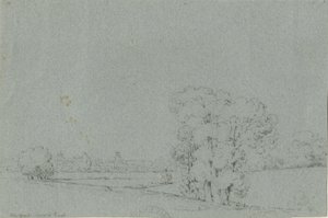 Stafford - North East View: rysunek ołówkiem, nd [?XIX wiek] autorstwa Unbekannt