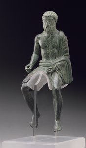 Statuetka jeźdźca, Etrusków, koniec V w. p.n.e. (brąz) autorstwa Unbekannt