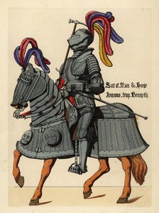 Garnitur z grawerowanej zbroi płytowej i barbarzyństwa, panowanie króla Henryka VIII autorstwa Unbekannt
