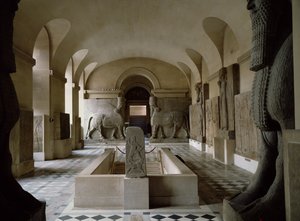 Sala Asyryjska w Luwrze w Paryżu (zdjęcie) autorstwa Unbekannt