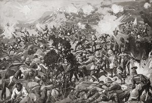 Bitwa pod Spion Kop , Tugela River , Natal , RPA , 23-24 stycznia 1900 podczas drugiej wojny burskiej . autorstwa Unbekannt