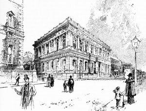 Carlton Club, Pall Mall, Londyn autorstwa Unbekannter Künstler