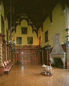 Wielka Sala, Burghley House, Stamford, Lincolnshire (zdjęcie) autorstwa Unbekannt