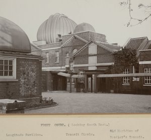 Południk zerowy w Królewskim Obserwatorium w Greenwich w Londynie autorstwa Unbekannt