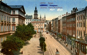 Rynek we Lwowie (Lwów), Ukraina autorstwa Unbekannter Künstler