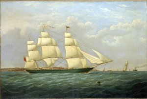 Kliper "Matilda Wattenboch", upamiętniający jego wodowanie w 1853 r. autorstwa Unbekannter Künstler