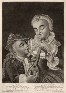 Rozprawa, Augsburg, ok. 1760 r. (rycina) autorstwa Unbekannter Künstler