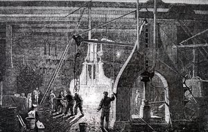 Hala produkcyjna firmy Robert Stephenson and Company. autorstwa Unbekannt
