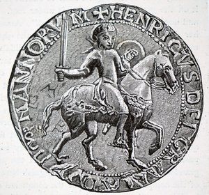Pieczęć Henryka I z Anglii. autorstwa Unbekannt