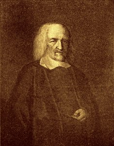Thomas Hobbes (grawerowanie) autorstwa Unbekannter Künstler