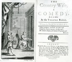 Strona tytułowa Scenariusza do Wiejskiej żony w Teatrze Królewskim autorstwa Unbekannt