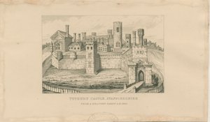 Zamek Tutbury: staloryt, 1620 autorstwa Unbekannt