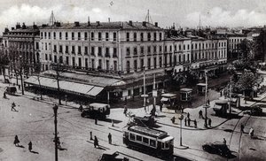 Widok na skrzyżowanie Jean Jaures w Tuluzie, Haute Garonne - pocztówka z 1910 r. ok. kolekcja prywatna autorstwa Unbekannter Künstler
