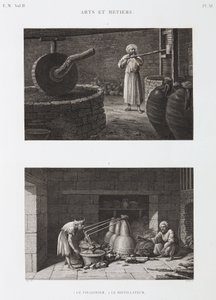 Ocet Producent octu i gorzelnia, Egipt, ok. 1798 autorstwa Unbekannt