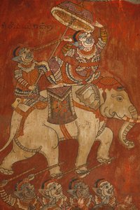 Wat Bo, Siem Reap Malowidło ścienne przedstawiające Ramajana, Siem Reap, Kambodża autorstwa Unbekannt