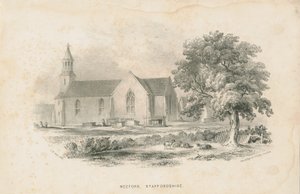 Kościół Weeford: litografia, 1841 autorstwa Unbekannt