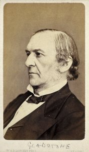 William Ewart Gladstone, angielski liberalny mąż stanu, ok. 1870 autorstwa Frederick (attr. to) Barnard