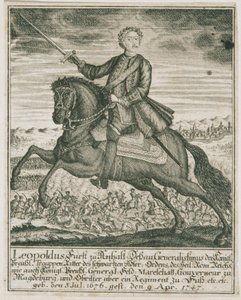 Dowódca armii pruskiej Leopold I. Książę Anhalt-Dessau