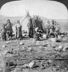 Eskimosi, Północna Grenlandia, 1904.