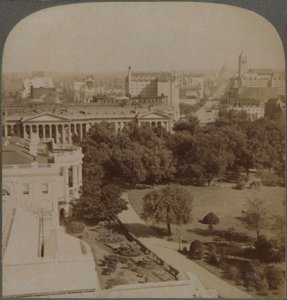 Od Departamentu Marynarki Wojennej... za Białym Domem i Skarbem, do Kapitolu w stanie Waszyngton, USA, 1902 r. autorstwa Underwood and Underwood