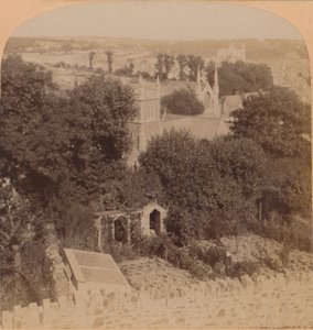 Widok ogólny Truro, Kornwalia, Anglia, 1900. autorstwa Underwood and Underwood