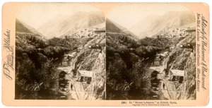 W Mount Liban, Zahlah, Liban, 1900. autorstwa Underwood and Underwood