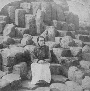 The Wishing Chair, Giants Causeway, Hrabstwo Antrim, Irlandia, 1887