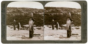 Wieś Imwas Emaus, Palestyna, 1900. autorstwa Underwood and Underwood